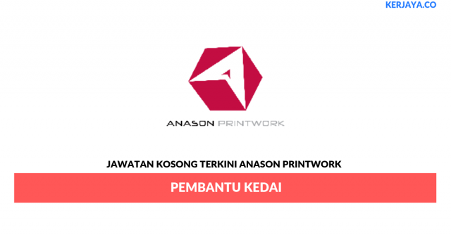 Anason Printwork ~ Pembantu Kedai
