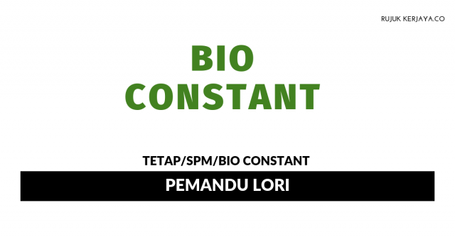 Bio Constant ~ Pemandu Lori