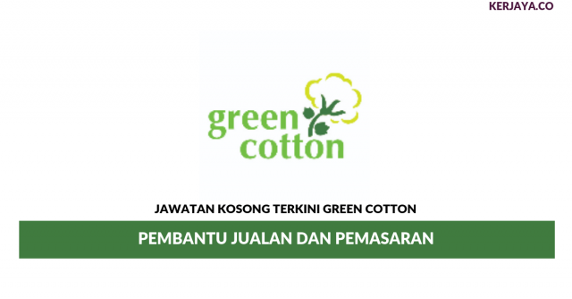 Green Cotton ~ Pembantu Jualan Dan Pemasaran