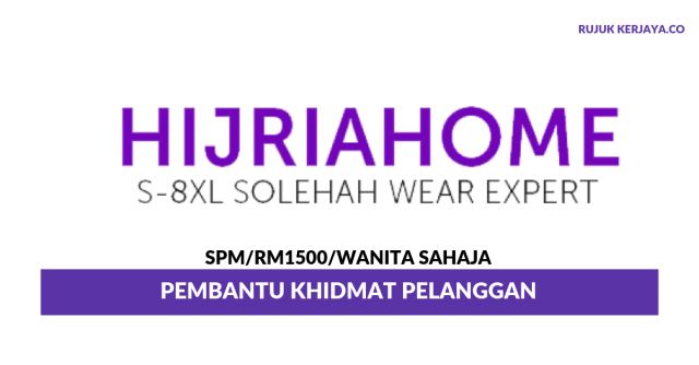 Hijriahome ~ Pembantu Khidmat Pelanggan