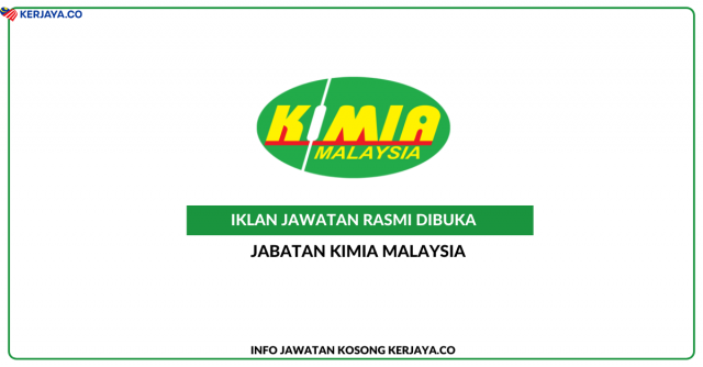 Jabatan Kimia Malaysia ~ Permohonan Latihan Industri Telah Mula Dibuka