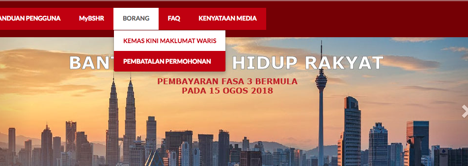 Cara Mengemaskini Maklumat Untuk Bantuan Sara Hidup Bagi Tahun 2019