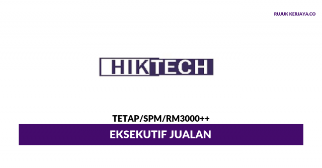 Hiktech ~ Eksekutif Jualan
