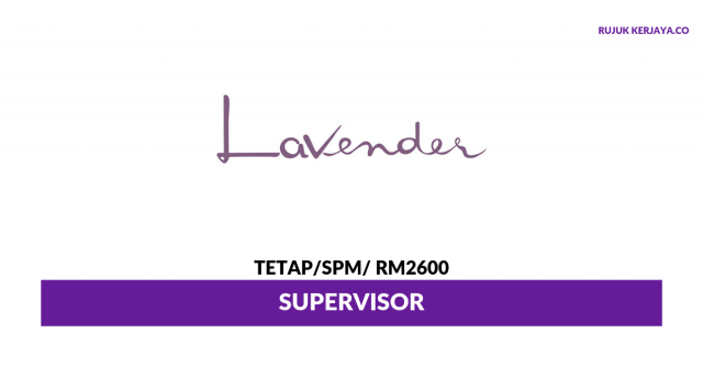 Lavender Confectionery & Bakery ~ Supervisor