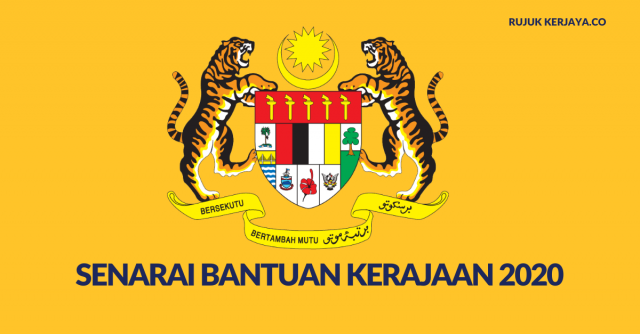 Senarai Bantuan Kerajaan 2020 Untuk Rakyat Yang Ramai Tak Tahu