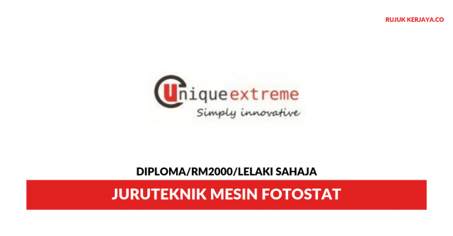 Unique Extreme Solutions ~ Juruteknik Mesin Fotostat