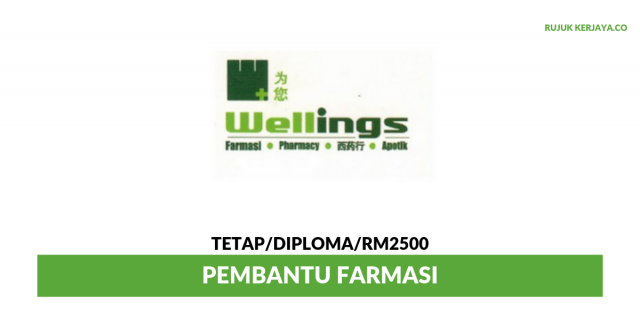 Wellings Pharmacy ~ Pembantu Farmasi