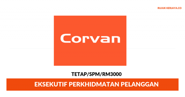 Corvan Asia ~ Eksekutif Perkhidmatan Pelanggan