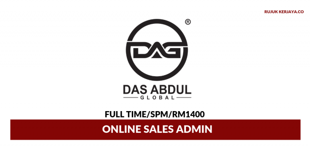 DAG – Das Abdul Global ~ Online Sales Admin