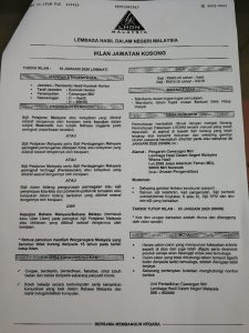 Iklan Jawatan LHDN Pembantu Hasil