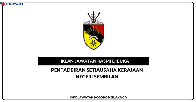 Pentadbiran Setiausaha Kerajaan Negeri Sembilan ~ Jawatan Kosong Pembantu Khidmat Am Gred H1 (Pemanduan), 22 Kekosongan