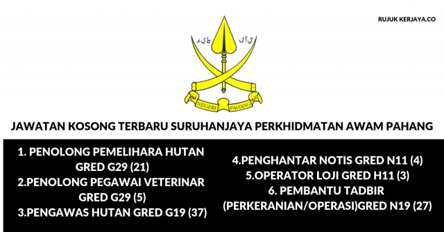 Suruhanjaya Perkhidmatan Awam Pahang ~ Pentadbiran & Pengurusan