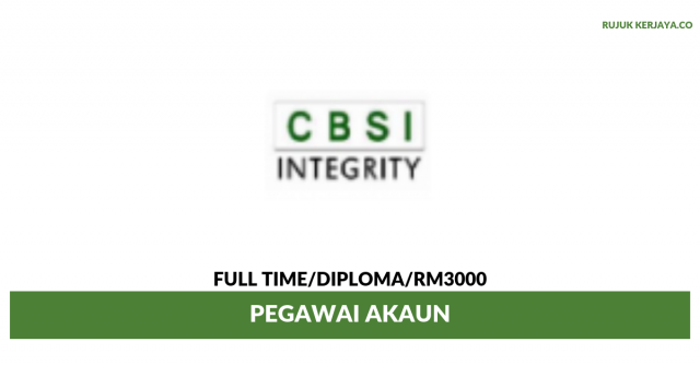 CBSI Falla ~ Pegawai Akaun