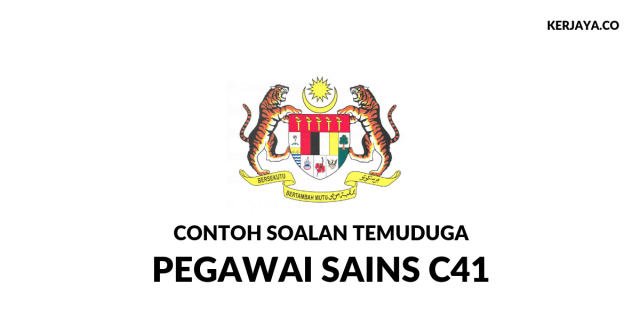 Contoh Soalan Temuduga Pegawai Sains C41 SPA