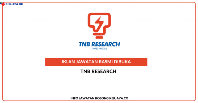 Peluang Kerjaya TNB Research di Buka