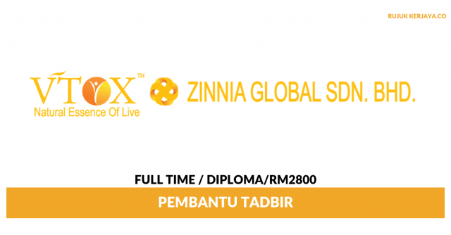 Zinnia Global ~ Pembantu Tadbir