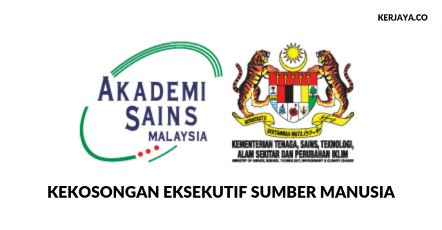Akademi Sains Malaysia ~ Kekosongan Eksekutif Sumber Manusia