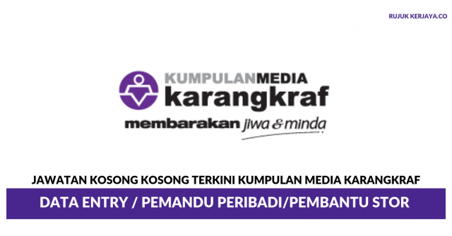 Kumpulan Media Karangkraf ~ Data Entry & Pelbagai Jawatan Lain