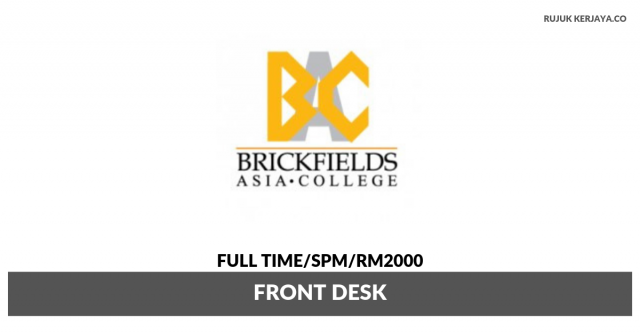 Brickfields Asia College ~ Front Desk
