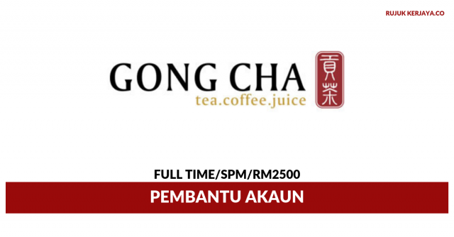 Gong Cha ~ Pembantu Akaun