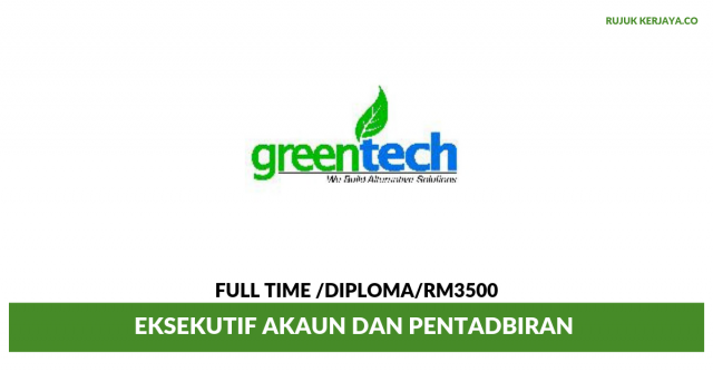 GreenTech Ventures International ~ Eksekutif Akaun Dan Pentadbiran