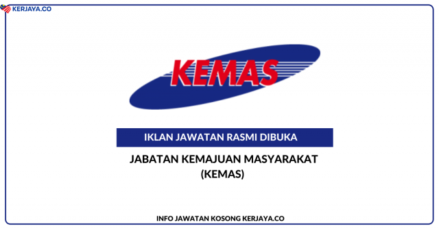 Jawatan Kosong Pembantu Pembangunan Masyarakat Pelbagai Jurusan S19 Di Jabatan Kemajuan Masyarakat (KEMAS)