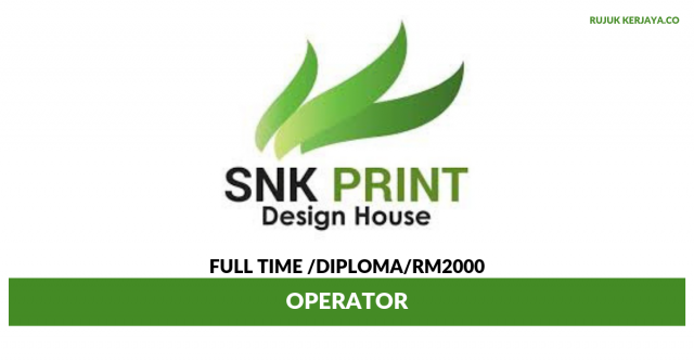 SNK Print Design House ~ Operator