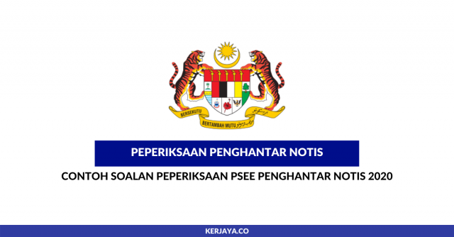 Contoh Soalan Peperiksaan Penghantar Notis N11