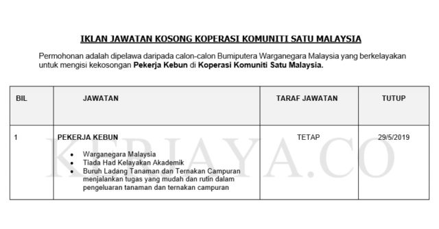 Koperasi Komuniti Satu Malaysia