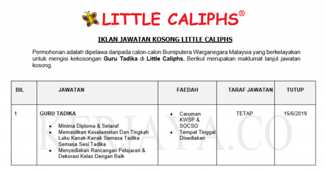 Little Caliphs ~ Guru Tadika
