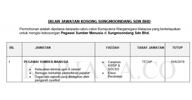 Sungmoondang ~ Pegawai Sumber Manusia