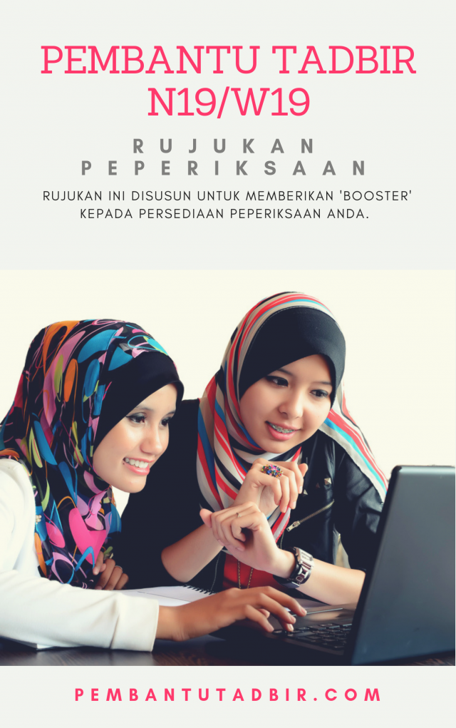 Rujukan Contoh Soalan Pembantu Tadbir JPA/SPA W19