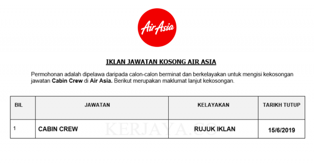 Cabin Crew Air Asia