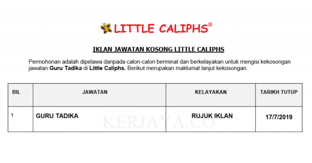 Little Caliphs ~ Guru Tadika