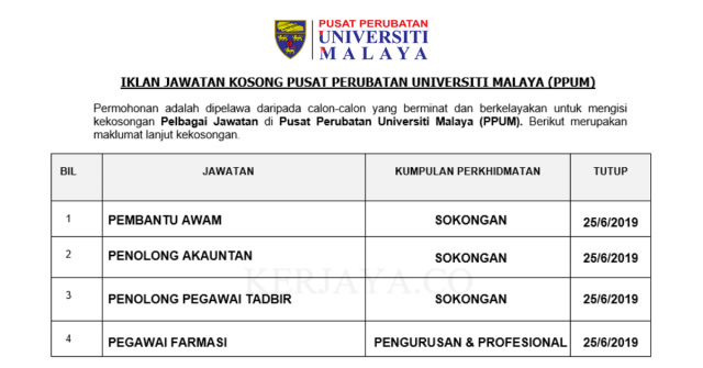 PPUM ~ Penolong Pegawai Tadbir, Akauntan, Pembantu Awam & DLL