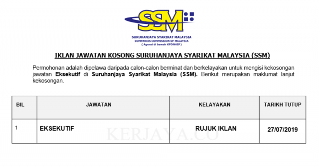 Suruhanjaya Syarikat Malaysia (SSM)