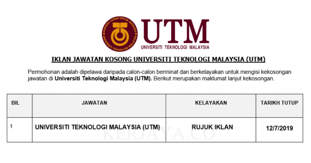 Universiti Teknologi Malaysia (UTM)