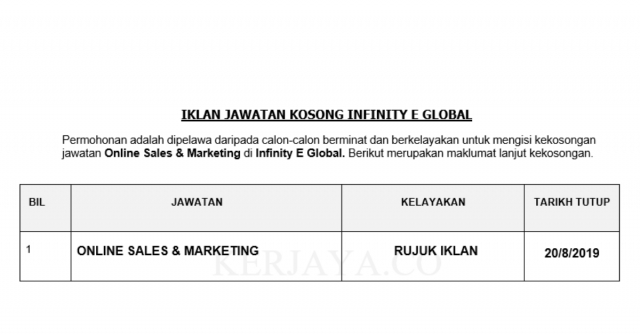 Infinity E Global ~ Online Sales & Marketing