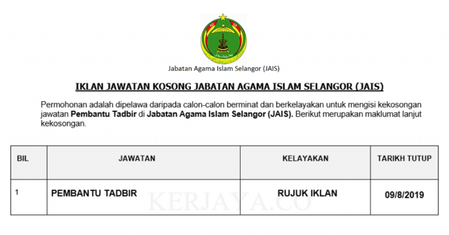 Jabatan Agama Islam Selangor (JAIS)