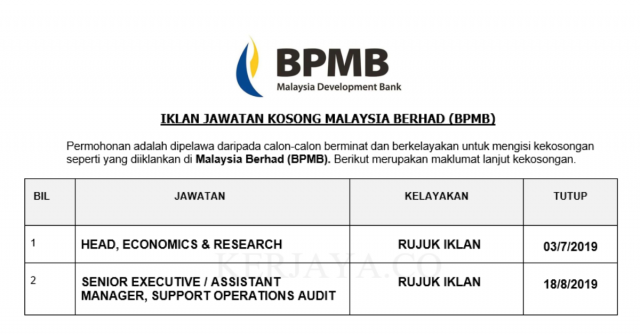 Malaysia Berhad (BPMB)