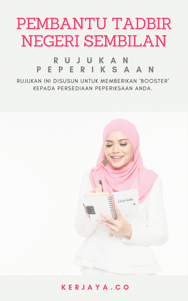Soalan Peperiksaan Pembantu Tadbir Negeri Sembilan