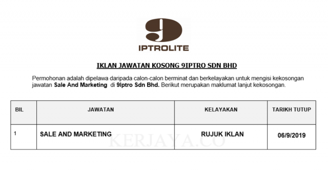 9Iptro ~ Sale & Marketing