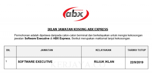 ABX Express ~Software Executive