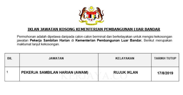 Kementerian Pembangunan Luar Bandar