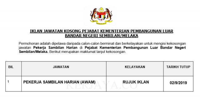 Pejabat Kementerian Pembangunan Luar Bandar