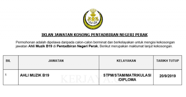 Pentadbiran Negeri Perak