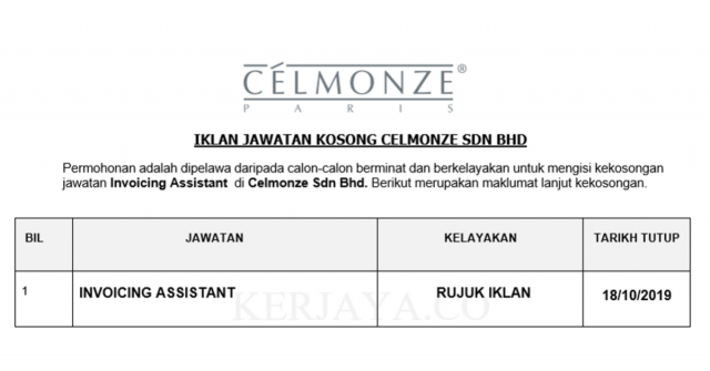 Celmonze  ~ Invoicing Assistant
