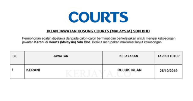 Courts ~ Kerani