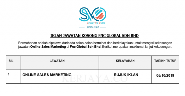 Fnc Global ~ Online Sales Marketing