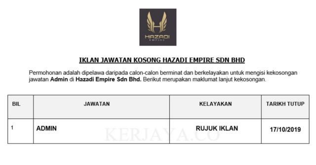 Hazadi Empire ~ Admin